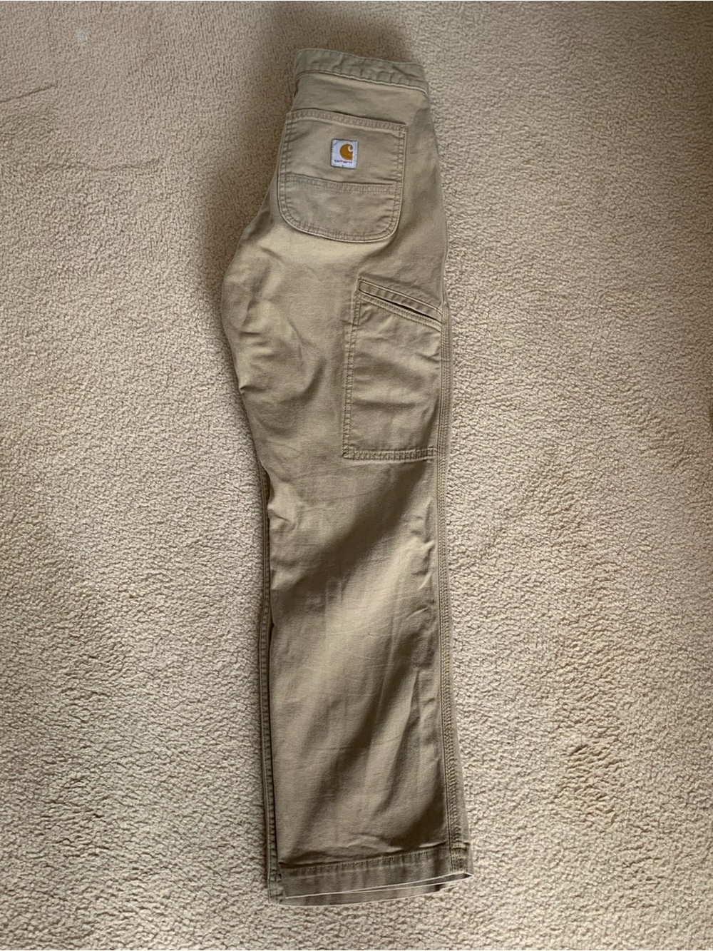 Carhartt Men's Tan Work Chinos with Utility Pockets